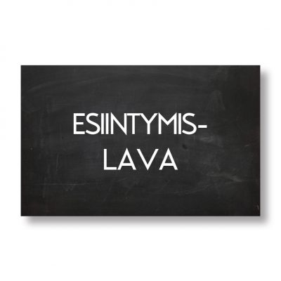 ESIINTYMISLAVA